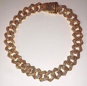 Diamante Cuban way - yellow gold